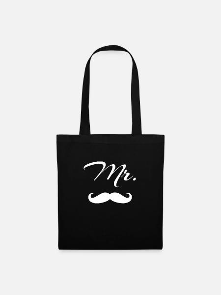 MR. MISTER MANN BART - Stoffbeutel - Schwarz