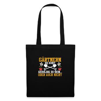 Gardener Hobby Gardener Garden - Tote Bag - black - Front