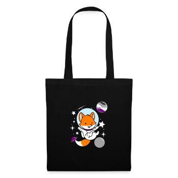 Renard Astronaute Ace Pride - Sac en tissu - noir - Devant
