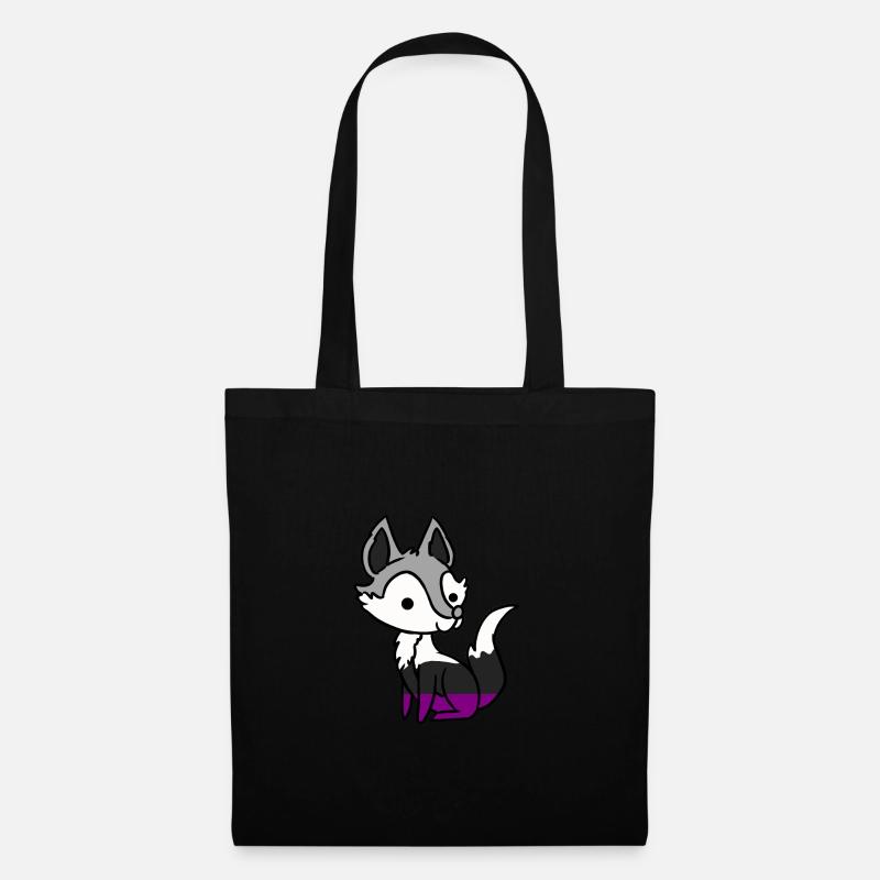 Asexueller Fuchs Ace Pride - Stoffbeutel - Schwarz