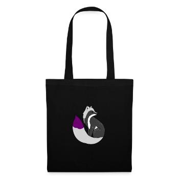 Renard demisexuel Fierté demi-sexuelle - Sac en tissu - noir - Devant