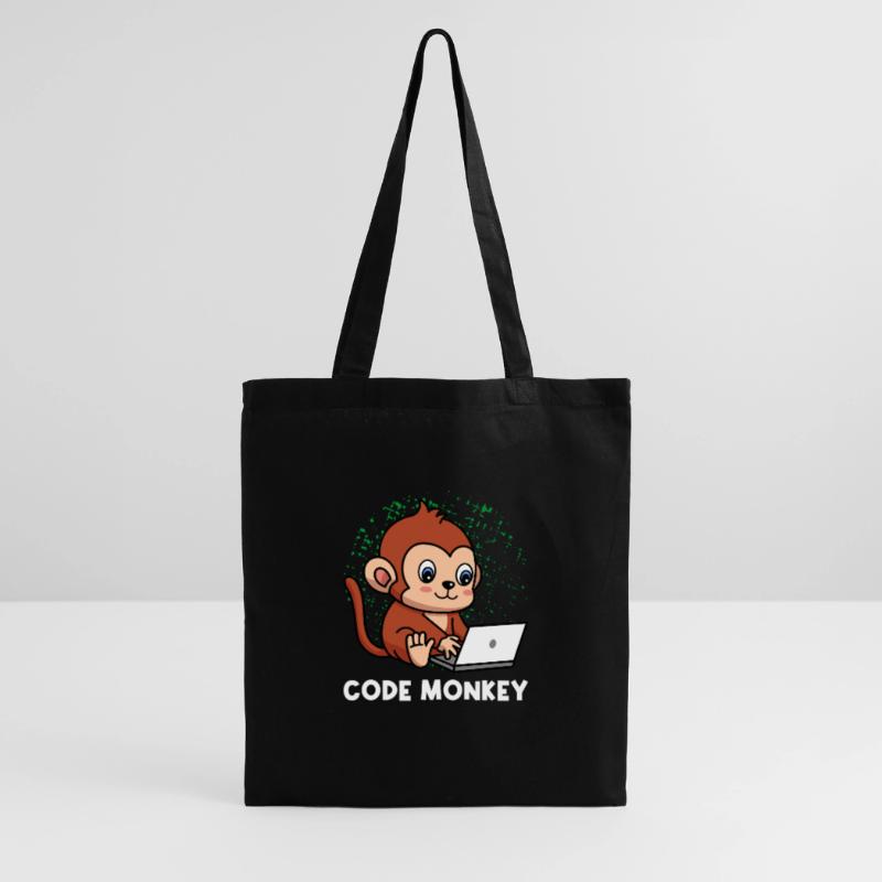 Code Monkey Programming Coder Computer Geek Develo Stoffbeutel