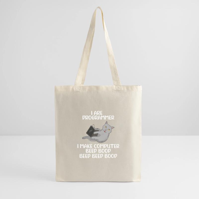 I Are Programmer I Make Computer Beep Bop Coder So Stoffbeutel