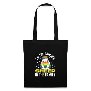 I'm The Rainbow Sheep In The Family Lesbian Love G - Stoffbeutel - Schwarz - Vorne