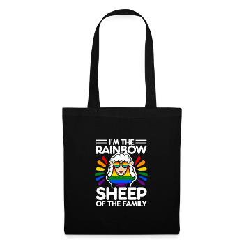 I'm The Rainbow Sheep In The Family Lesbian Love G - Stoffbeutel - Schwarz - Vorne