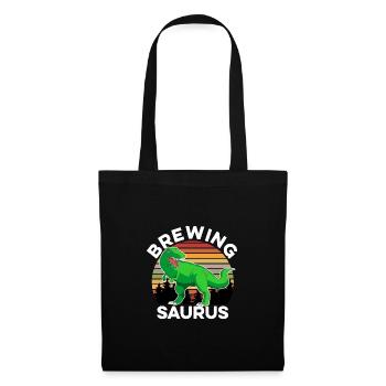 Saurus Graphic Homebrewing Winemaking Brewery Craf - Stoffbeutel - Schwarz - Vorne