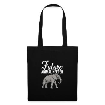 Future Animal Keeper Animal Lover Zoo Keeper Zoolo - Stoffbeutel - Schwarz - Vorne