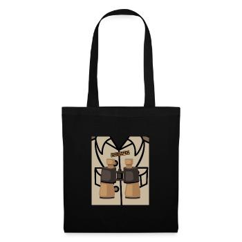 Costume Graphic Animal Keeper Zoo Keeper Animal Lo - Stoffbeutel - Schwarz - Vorne