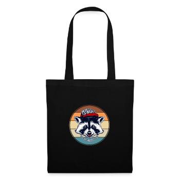 Retro Graphic Animal Keeper Zoo Keeper Animal Love - Stoffbeutel - Schwarz - Vorne