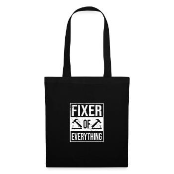 Fixer Of Everything Car Lover Automobile Mechanic - Tote Bag - black - Front