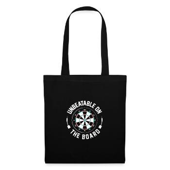 Unbeatable On The Board Dart Player Darting Darts - Tote Bag - black - Front