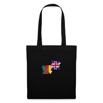 Cameroun Drapeau du Royaume-Uni Cameroun britannique - Sac en tissu - noir - Devant