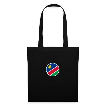 Namibia Namibische Flagge Namibier - Stoffbeutel - Schwarz - Vorne