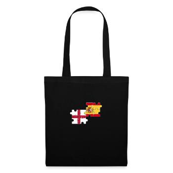 England, Spain, flag, Spanish, English - Tote Bag - black - Front