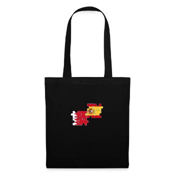 Bahrain Spain Flag of Bahraini - Tote Bag - black - Front