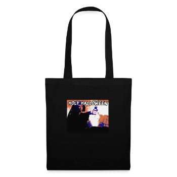 Saint Halloween, Halloween, nonne, film, araignée - Sac en tissu - noir - Devant