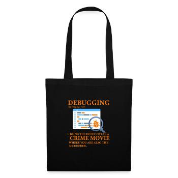 Debugging - Tote Bag - black - Front