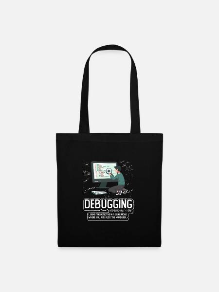 Debuggen - Stoffbeutel - Schwarz