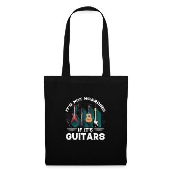 Ce n’est pas de la thésaurisation si ce sont des guitares - Sac en tissu - noir - Devant