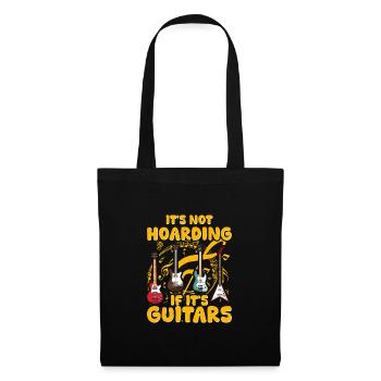 Ce n’est pas de la thésaurisation si ce sont des guitares - Sac en tissu - noir - Devant