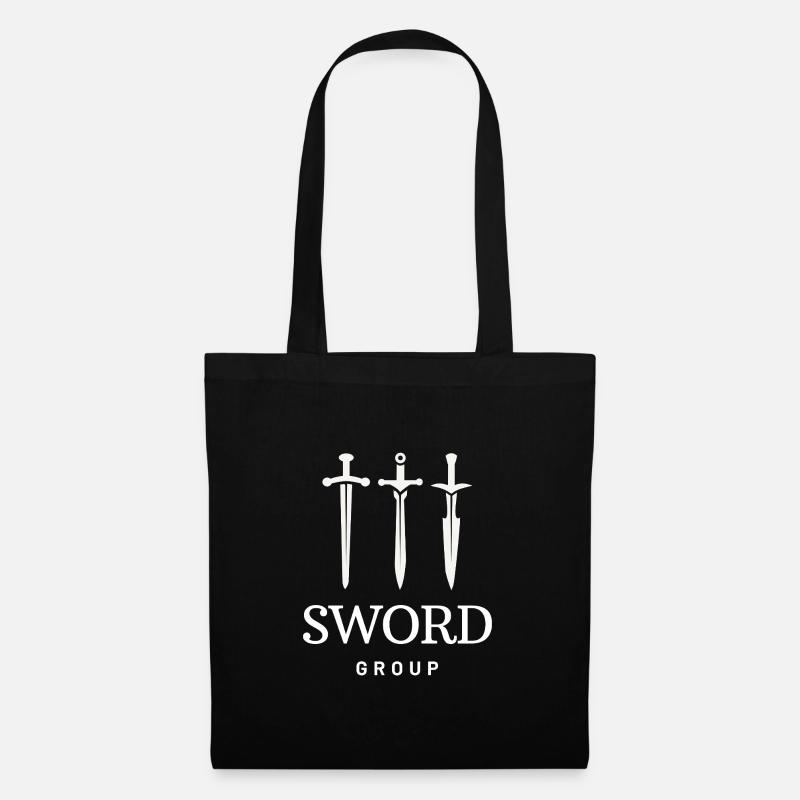 Sword_group - Stoffbeutel - Schwarz