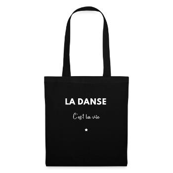 La danse c’est la vie - Sac en tissu - noir - Devant