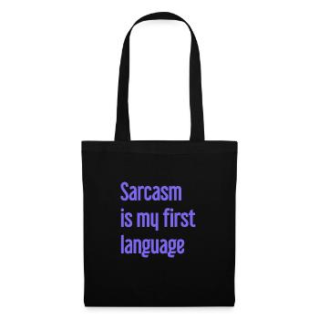 Sarcasm Pro - Tote Bag - black - Front