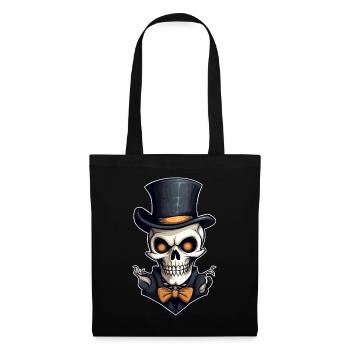 Design d’Halloween effrayant pour la prochaine fête - Sac en tissu - noir - Devant