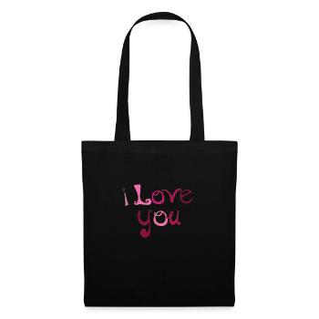 Ich liebe dich - Tote Bag - black - Front