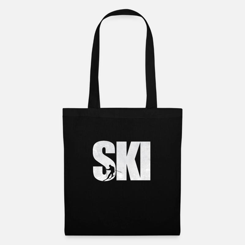 SKI - Stoffbeutel - Schwarz