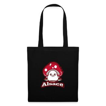 Alsace Champi - Sac en tissu - noir - Devant