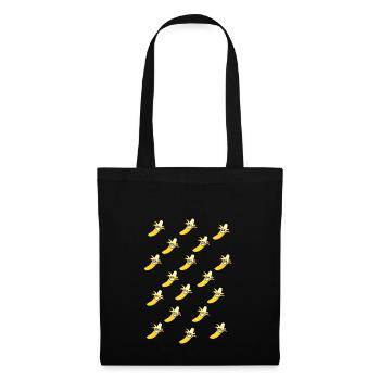 BANANES! - Sac en tissu - noir - Devant