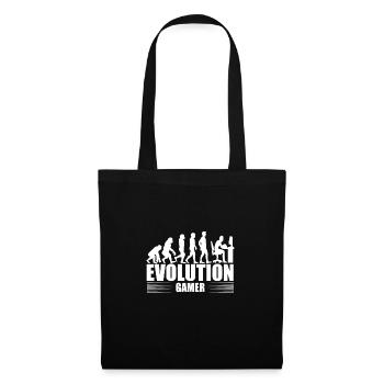 Gamer Evolution Gaming Nerd Jeux vidéo Gamer - Sac en tissu - noir - Devant