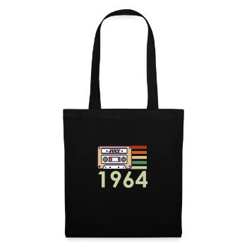 57th Birthday Gift July 1964 - Tote Bag - black - Front