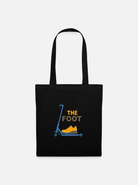 The foot - Tote Bag - black