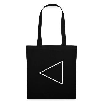 Triangle - Tote Bag - black - Front