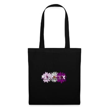 Motif de fleurs Relaxxx - Sac en tissu - noir - Devant