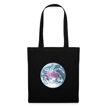 Save our only planet earth - Tote Bag - black - Front