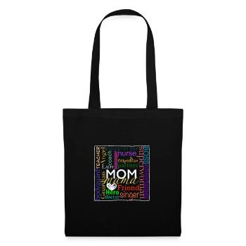 MOM - We love Mom! - Tote Bag - black - Front