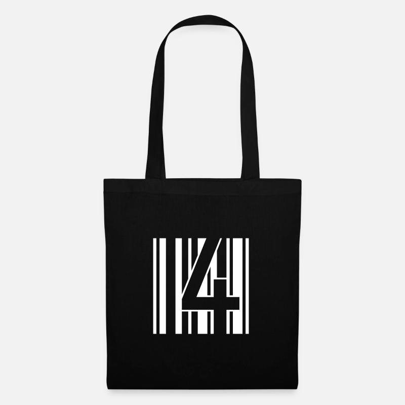 B4RCODE. 4 Logo - Tote Bag - black