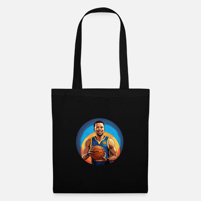 Support Basketball - US Star Curry - Stoffbeutel - Schwarz