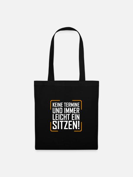 Partyshirt - Stoffbeutel - Schwarz