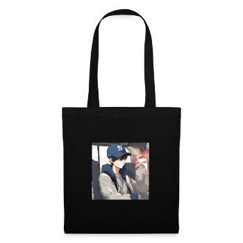 Geek boy anime - Tote Bag - black - Front