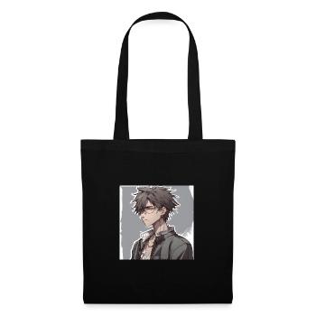 Anime cute boy - Tote Bag - black - Front