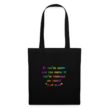 Happy Drugs - Tote Bag - black - Front