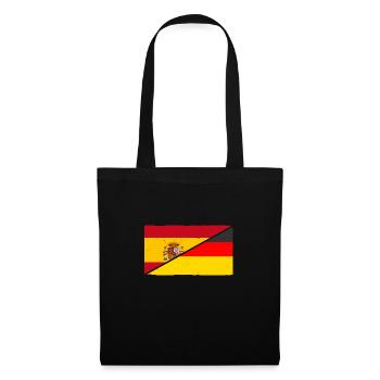 Espagnols Allemagne Espagne - Sac en tissu - noir - Devant