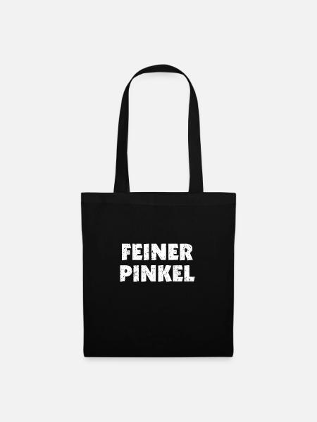 feiner Pinkel - Stoffbeutel - Schwarz