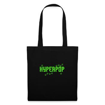 Retro 90s Hyperpop Aesthetic Music - Tote Bag - black - Front