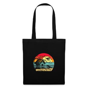 Alimentation des oiseaux - Sac en tissu - noir - Devant