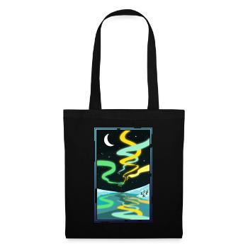 Frissons d’hiver - Sac en tissu - noir - Devant